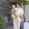 lift inward facing, lift facing in, lift hip carry, mom, outdoor
