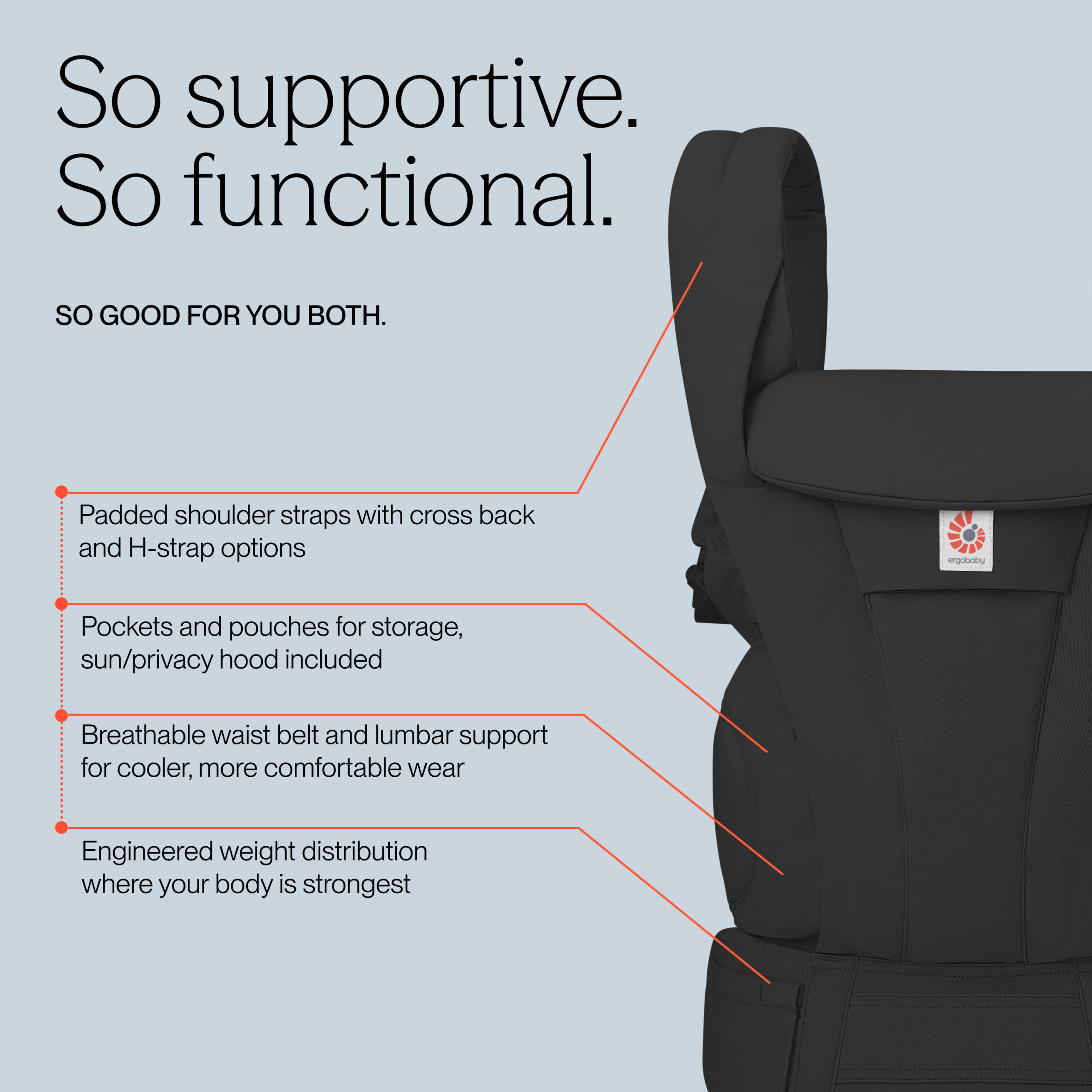 Ergobaby Deluxe Cotton kandekott (5)