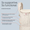 Ergobaby Deluxe Linen kandekott (2)