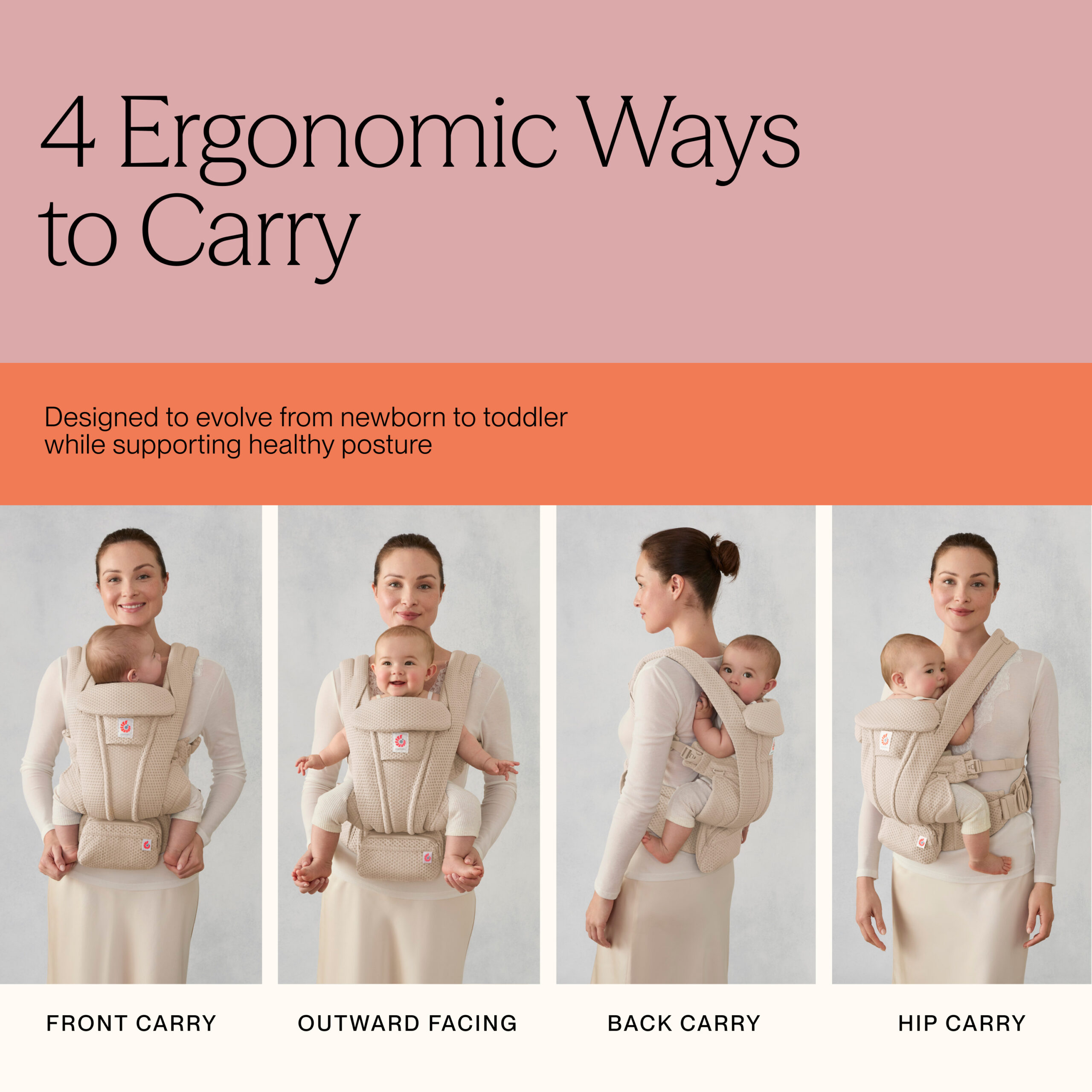 Ergobaby Deluxe Linen kandekott (3)