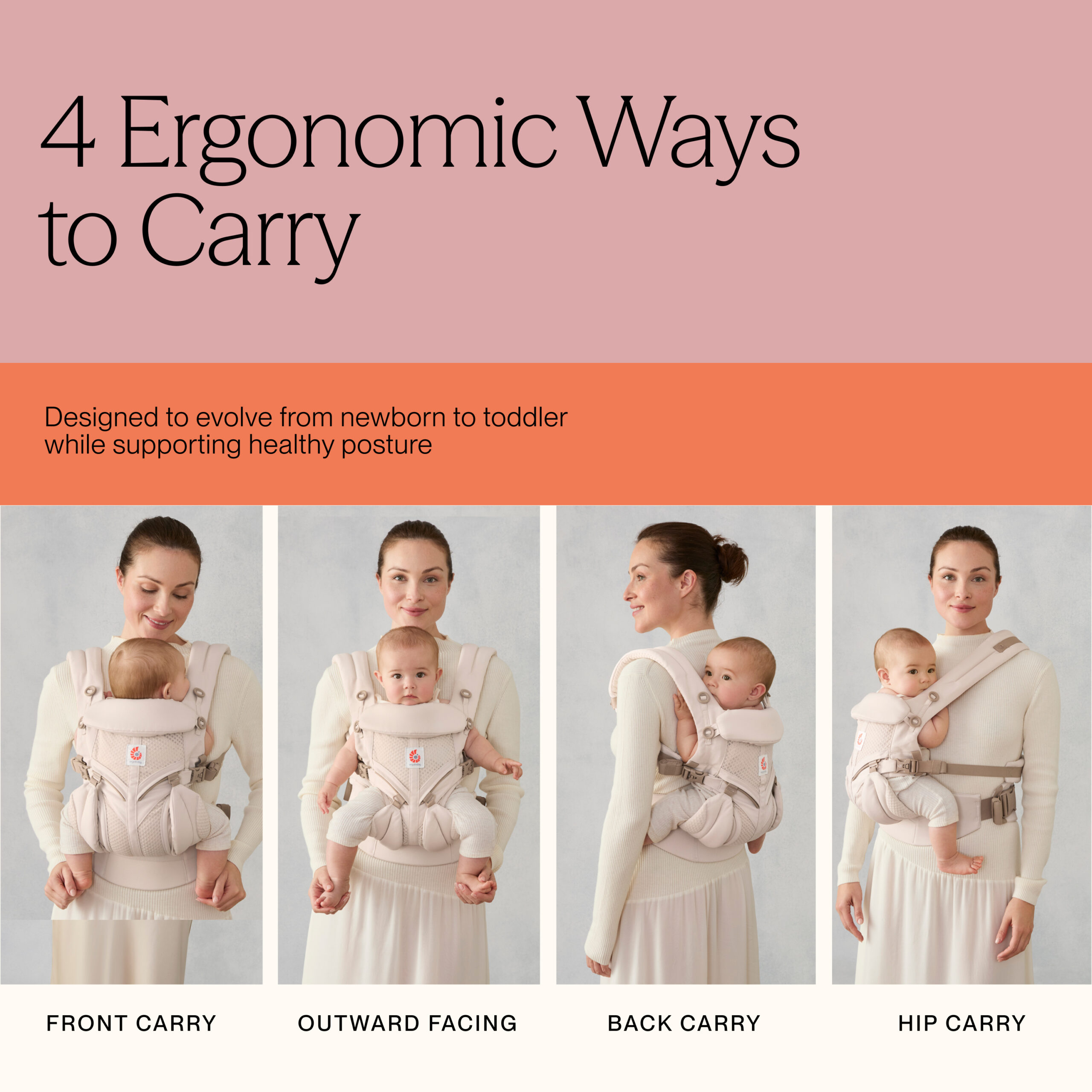 Ergobaby Omni Deluxe Classic kandekott (14)